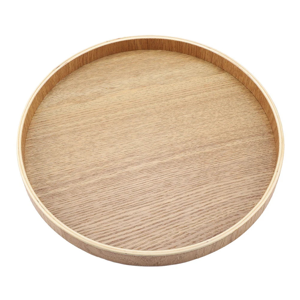 Arden Round Wooden Serving Tray
