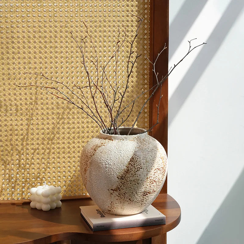 Elara Weathered Ceramic Vase