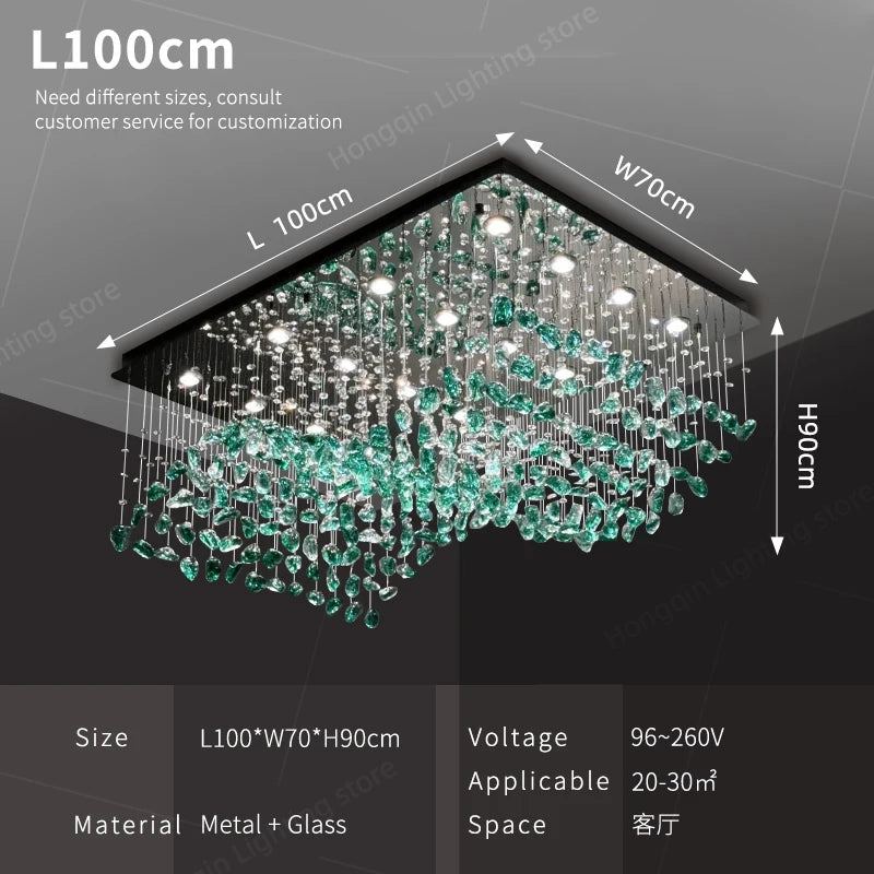 Halo Glass Chandelier