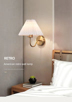 Rue Pleated Umbrella Wall Lamp
