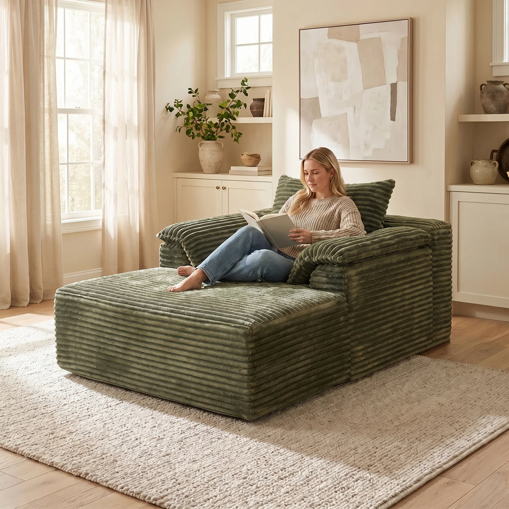 Cleo Corduroy Sleeper Lounge