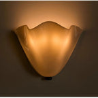 Selene Stacked Glass Shell Wall Sconce