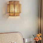 RattanGlow Wall Lamp — product detail view 1