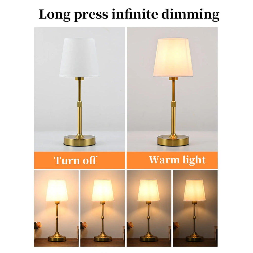 Tova Cordless Fabric Table Lamp