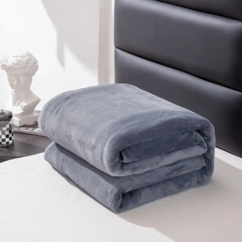 Dove Solid Plush Throw