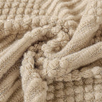 Poppy Chunky Tassel Knit Throw