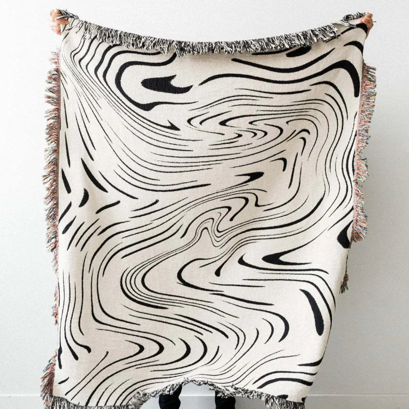 Veda Abstract Jacquard Woven Throw
