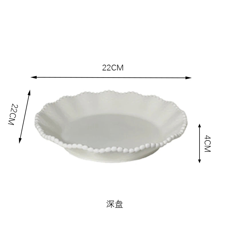 Esme Ceramic Pearl Tableware Set