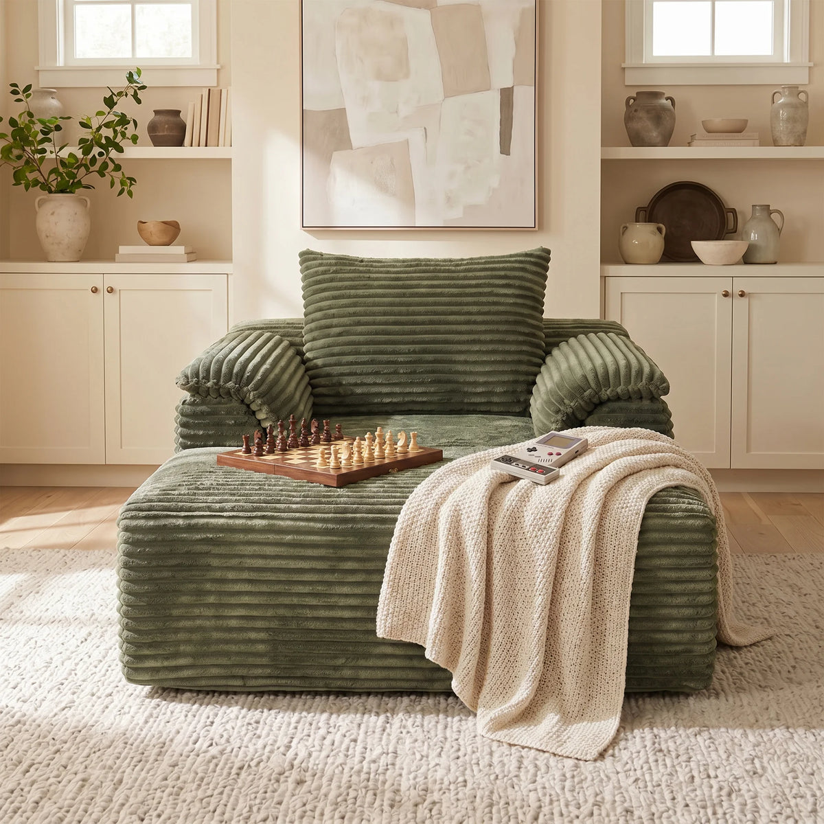 Cleo Corduroy Sleeper Lounge