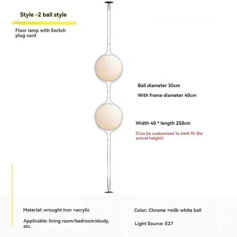 Orbital Globe Floor Lamp
