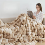 Milo Bubble-Fleece Throw