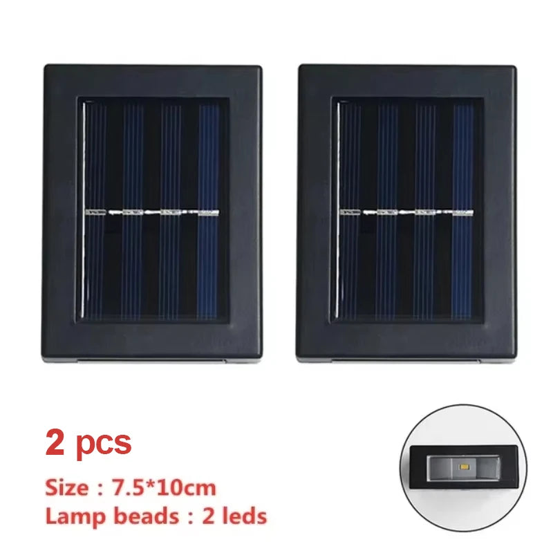 Solar Up & Down Wall Light — product detail view 11