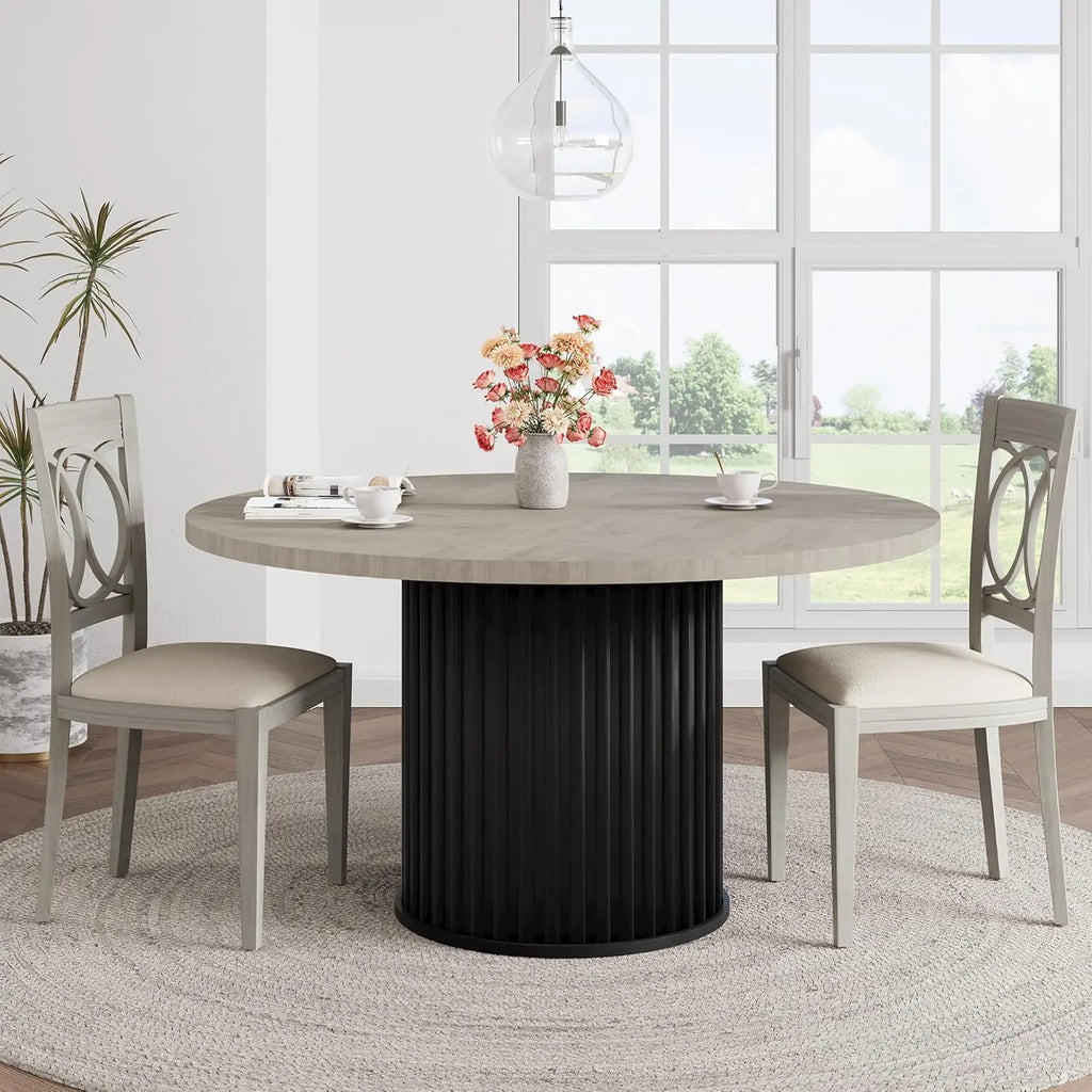 Greer 47-Inch Round Pedestal Dining Table