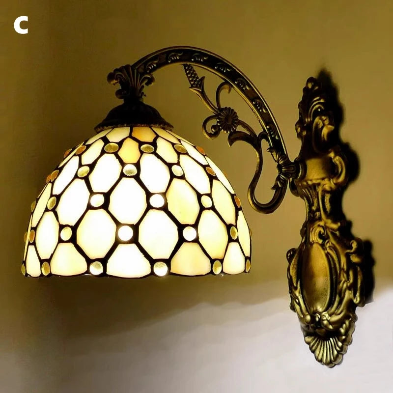 Odette Stained Glass Wall Sconce