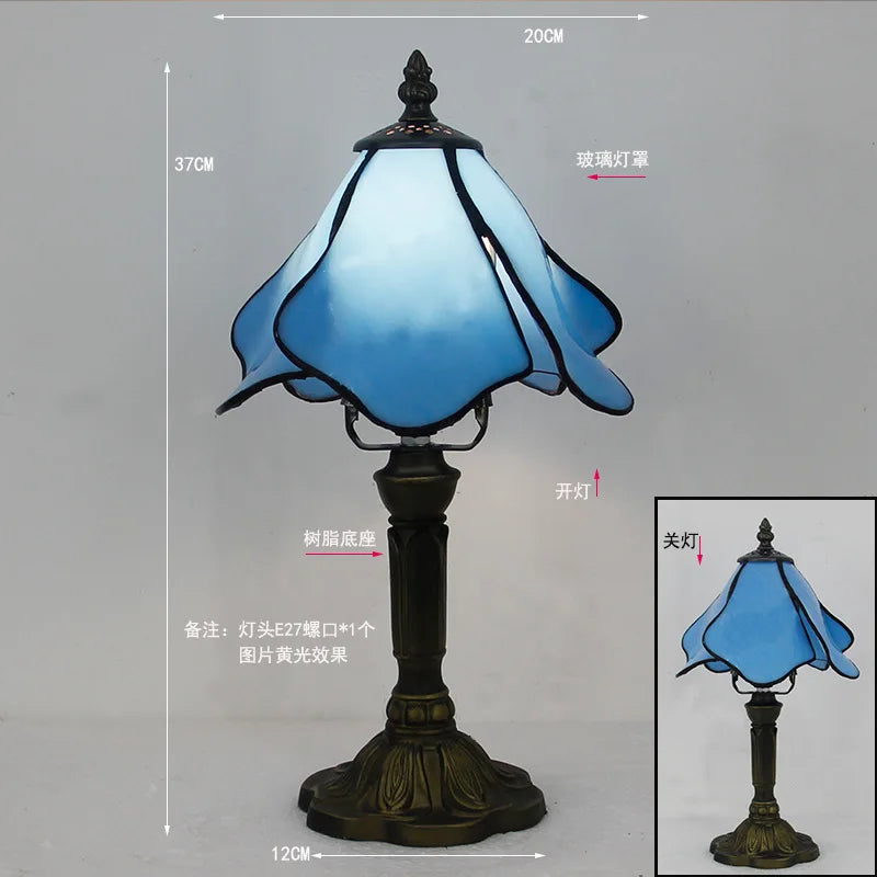 Rosalie Stained Glass Table Lamp