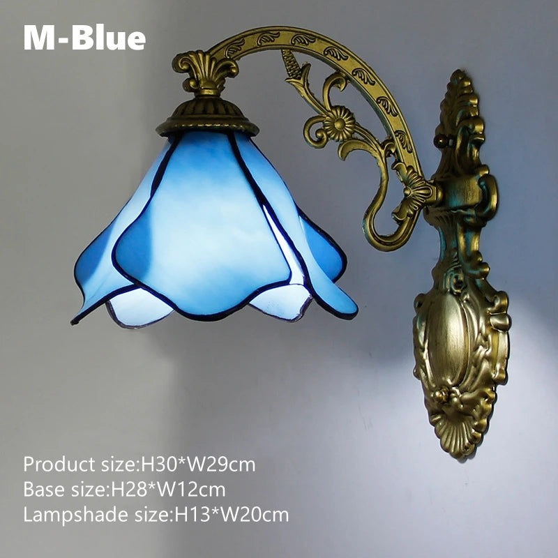 Odette Stained Glass Wall Sconce