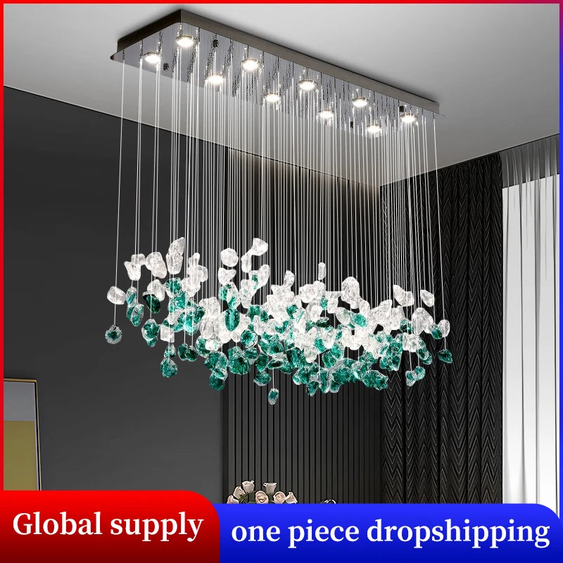 Halo Glass Chandelier
