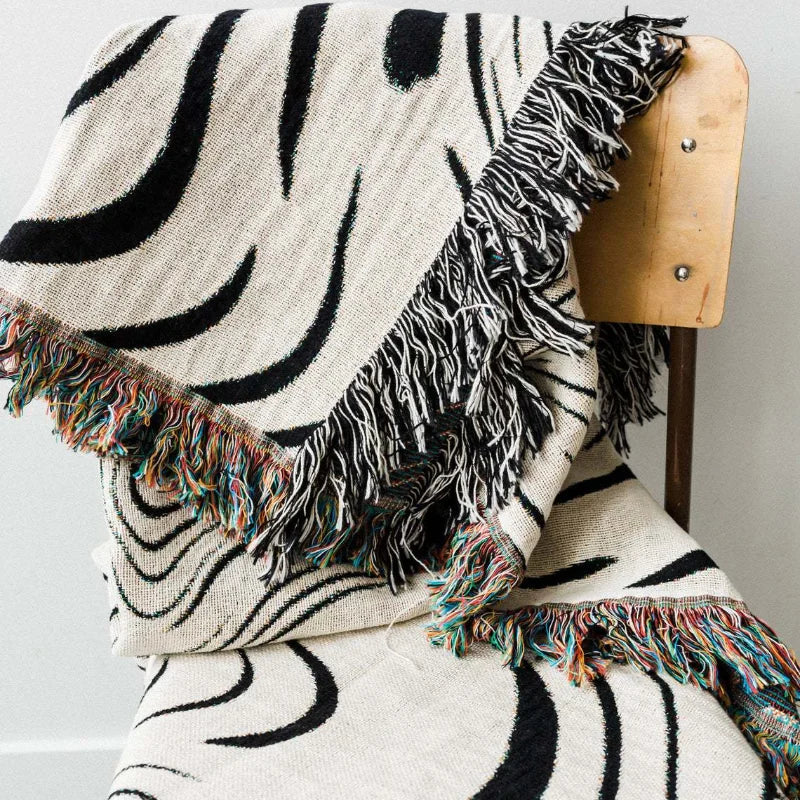 Veda Abstract Jacquard Woven Throw