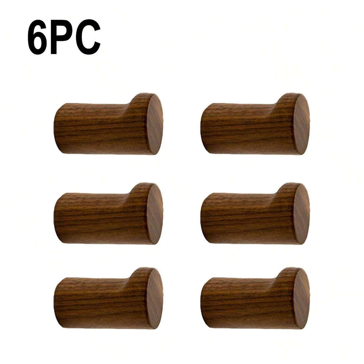 Everett Walnut Wall Hooks