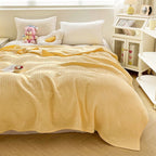 Maren Cotton Waffle Throw