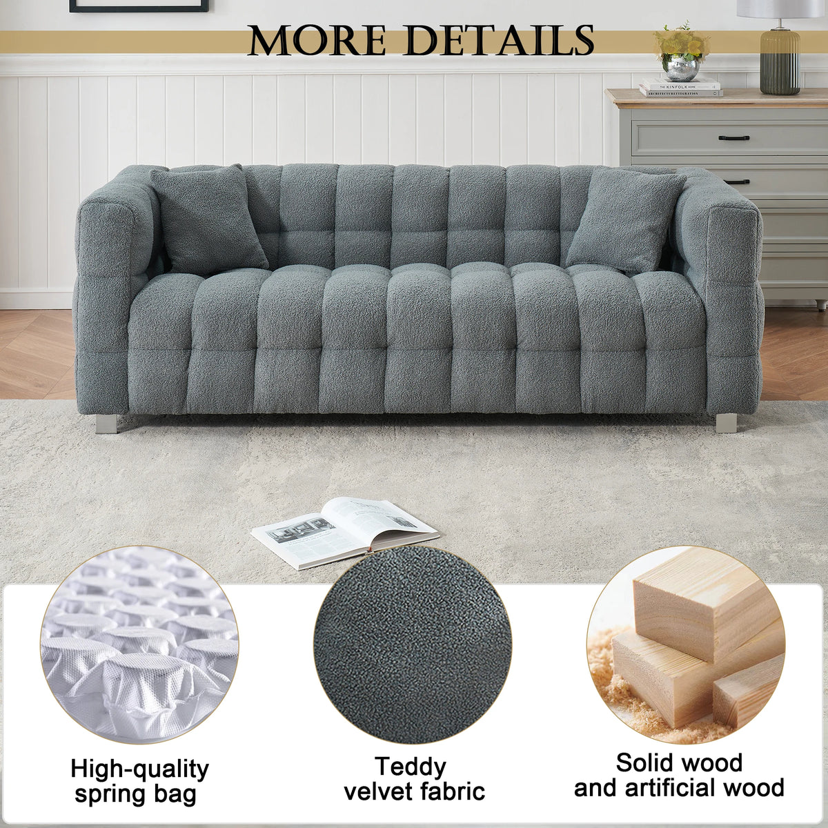 Poppy Teddy Fleece Sofa