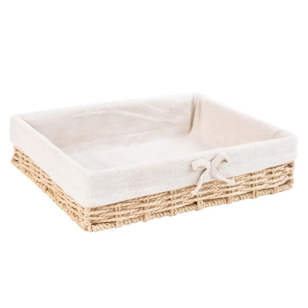 Colette Handwoven Rattan Storage Tray