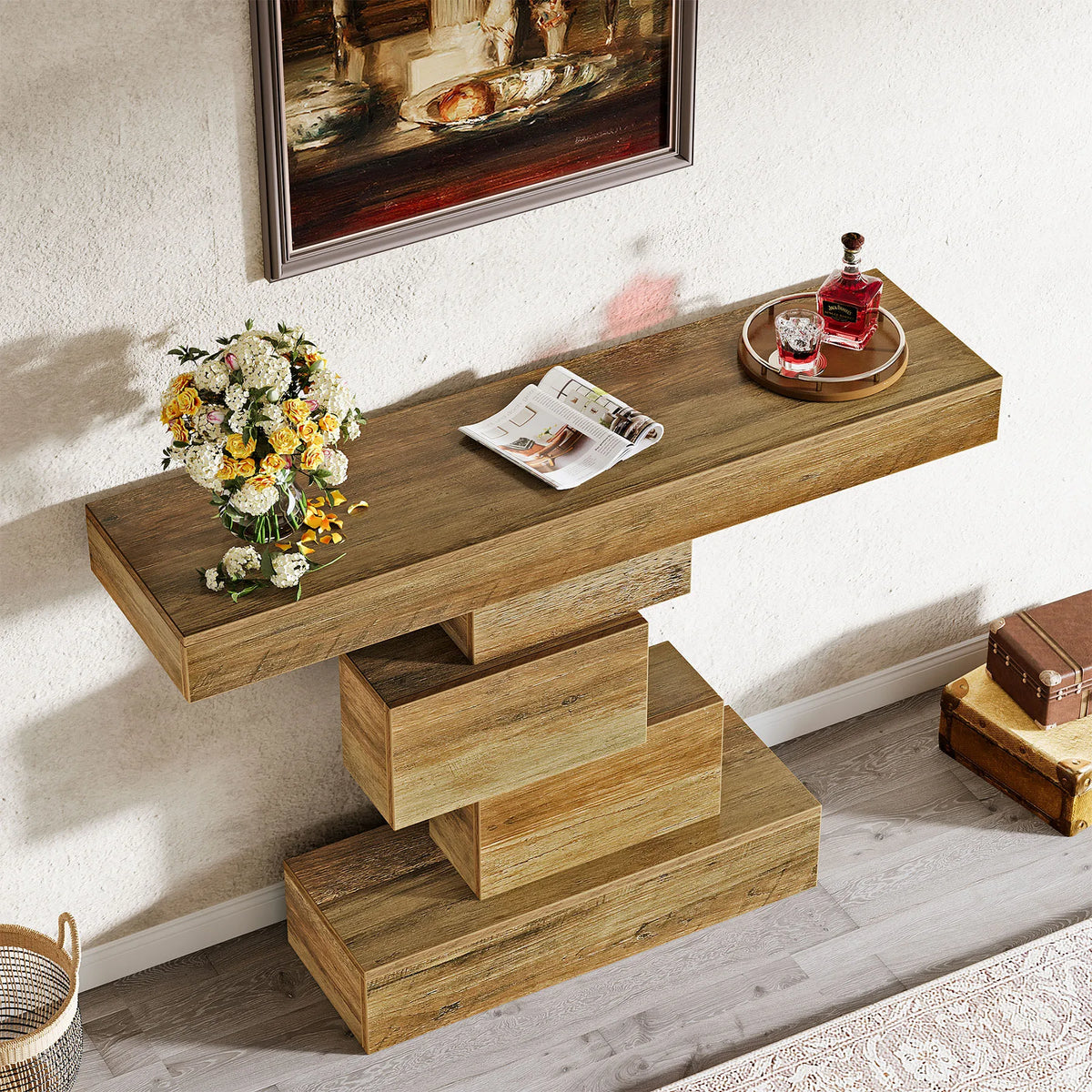 Willa Geometric Entryway Console