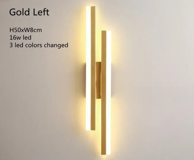 Linear Tricolour Wall Sconce — product detail view 9