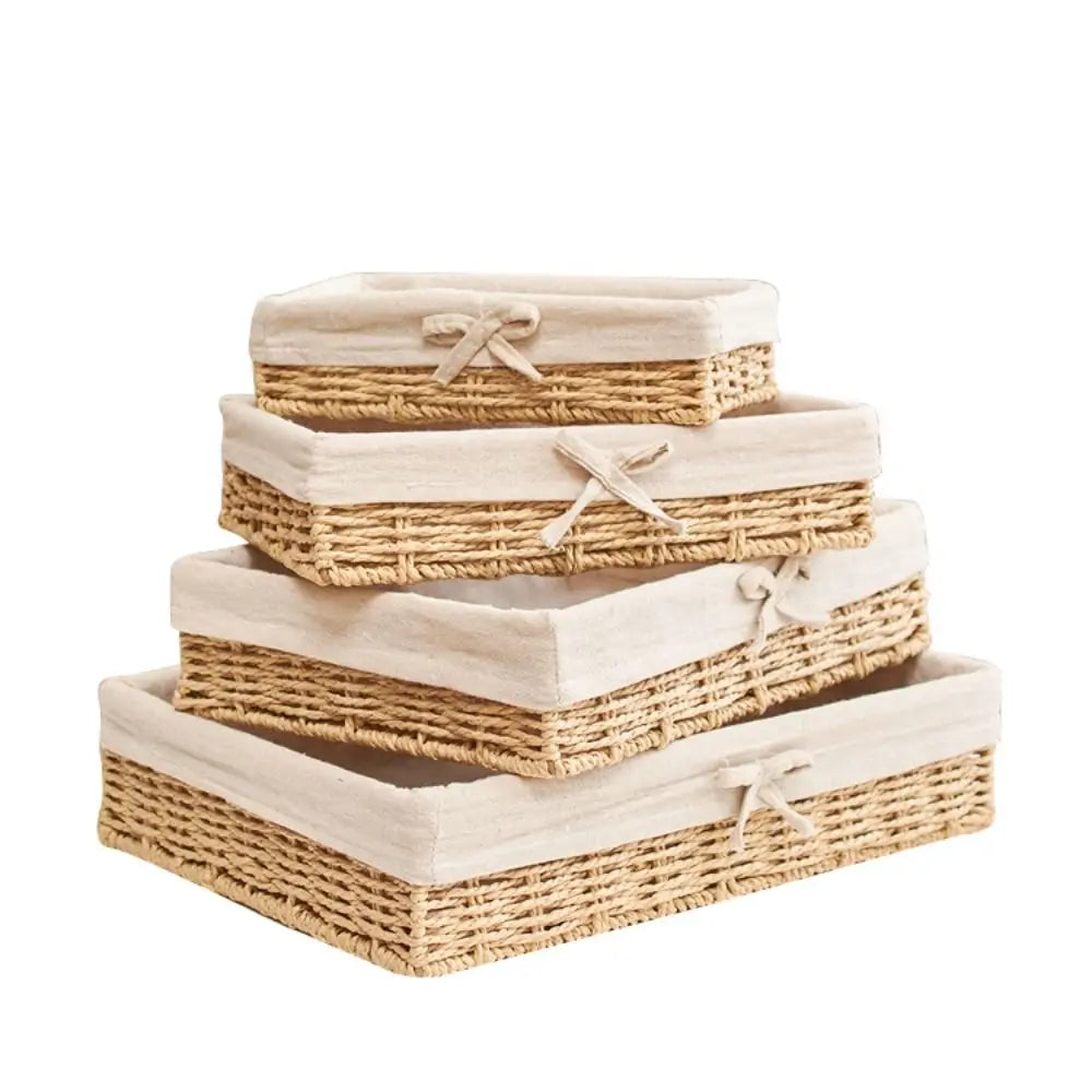 Colette Handwoven Rattan Storage Tray