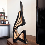 Linden Abstract Wood Sculpture