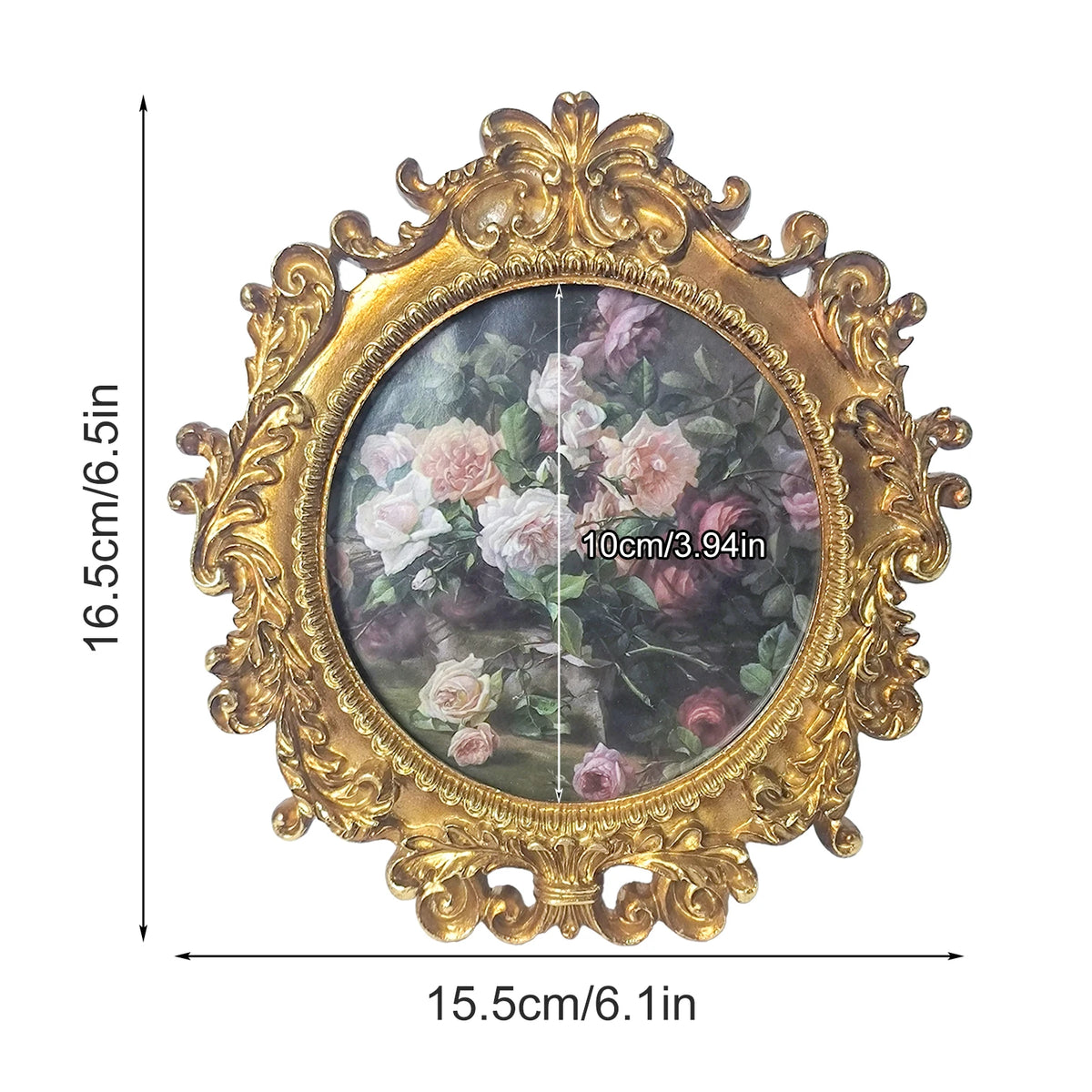 Beatrix Vintage Ornate Picture Frame