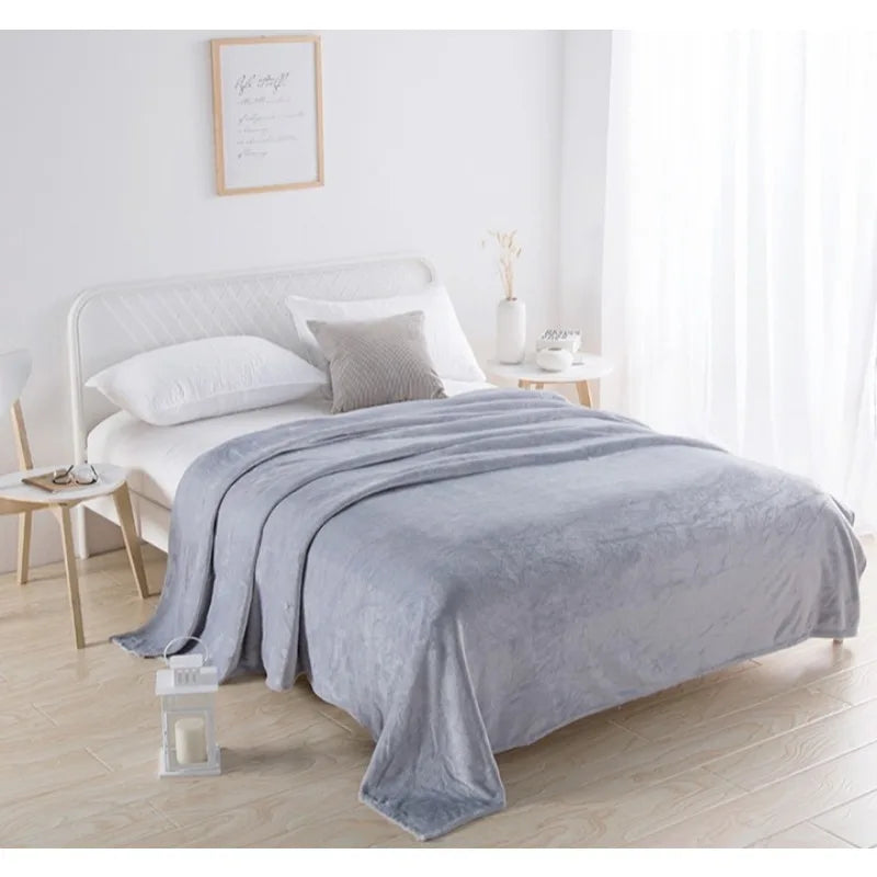 Dove Solid Plush Throw