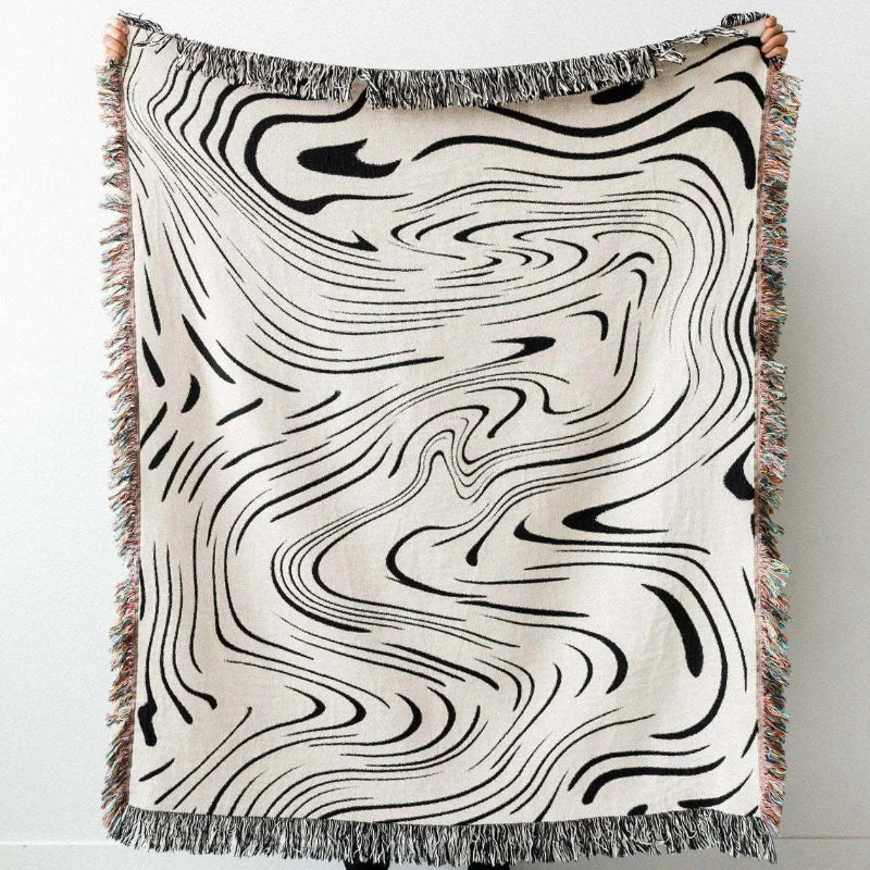 Veda Abstract Jacquard Woven Throw