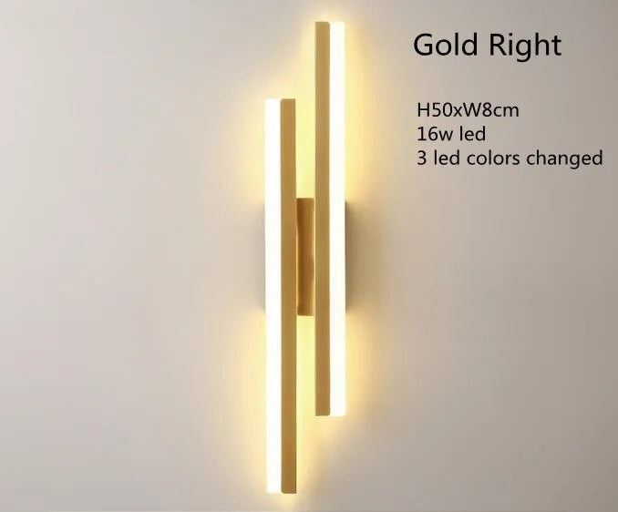 Linear Tricolour Wall Sconce — product detail view 8