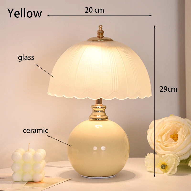 Nori Ceramic & Glass Book Lamp