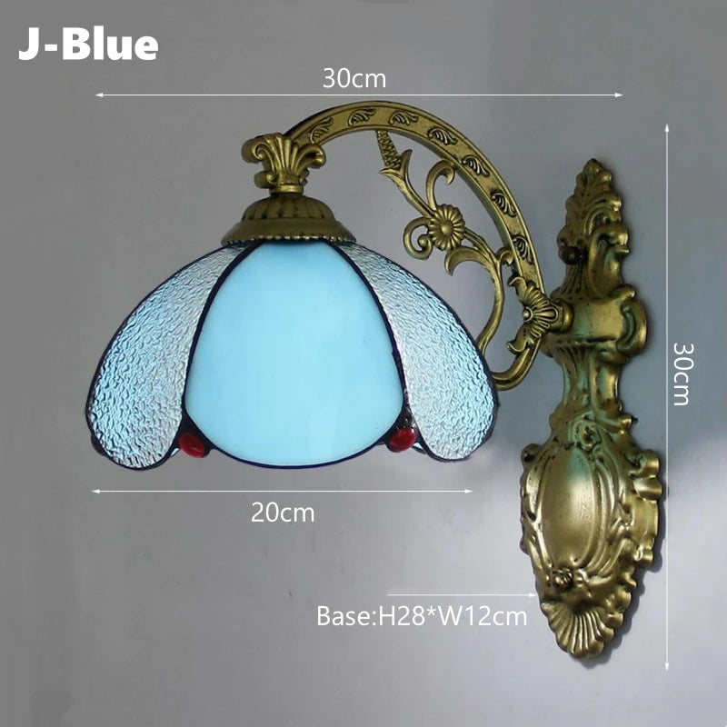 Odette Stained Glass Wall Sconce