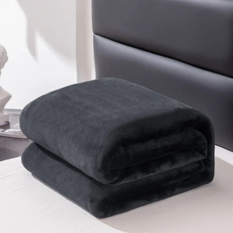 Dove Solid Plush Throw