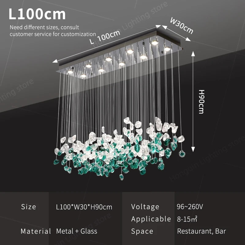 Halo Glass Chandelier