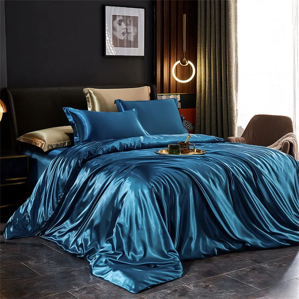 Celeste Satin Bedding Set