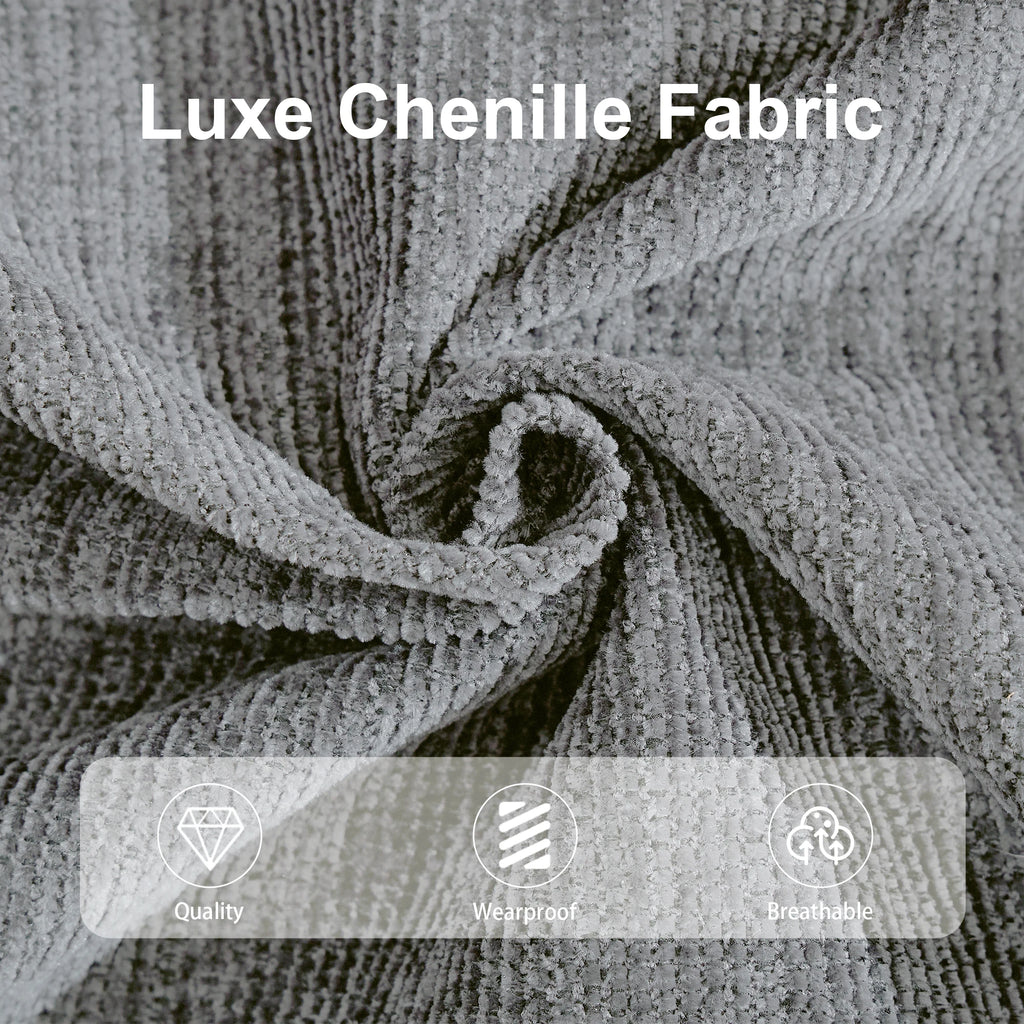 June 89-Inch Chenille Cloud Sofa