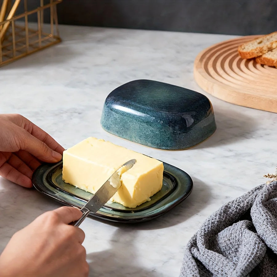 Etta Kiln-Glazed Butter Dish