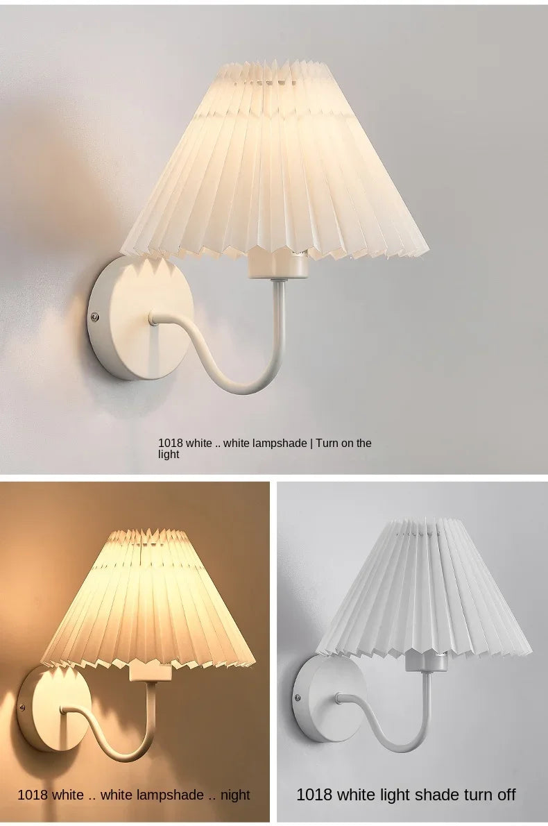 Rue Pleated Umbrella Wall Lamp