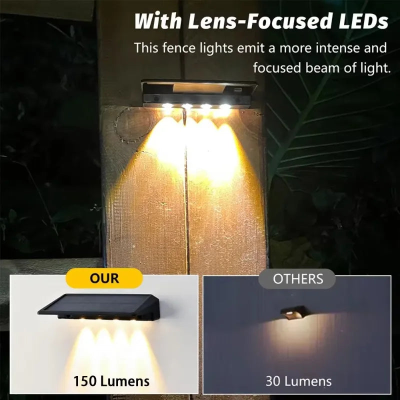 Solar Fence Light Set — product detail view 2