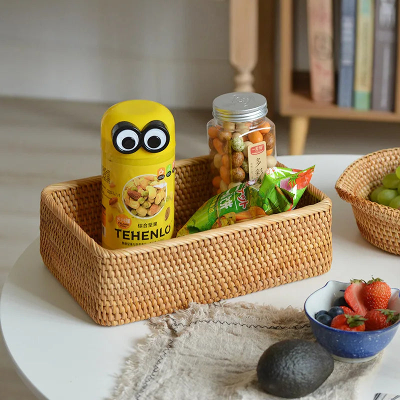 Reed Handwoven Rattan Organizer
