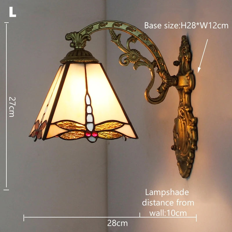 Odette Stained Glass Wall Sconce