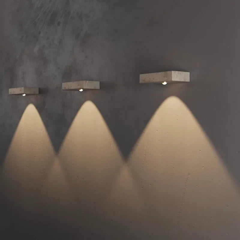 Soren Travertine Wall Sconce