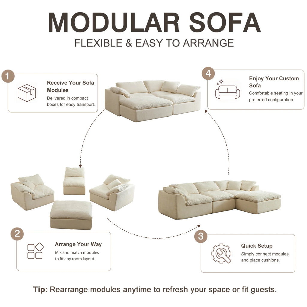 Sunday Modular Cloud Sectional