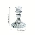 Clara Glass Candleholder Trio
