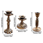 Briar Bronze-Finish Taper Holders