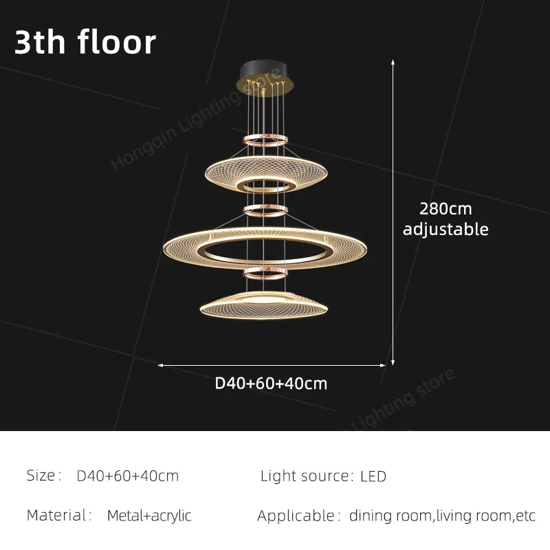 Cascade Ring Pendant